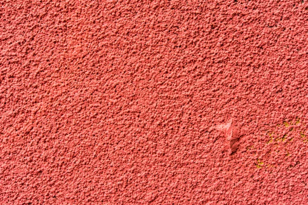 Κόκκινος Τσιμεντένιος Τοίχος Μικρές Πέτρες — Φωτογραφία Αρχείου