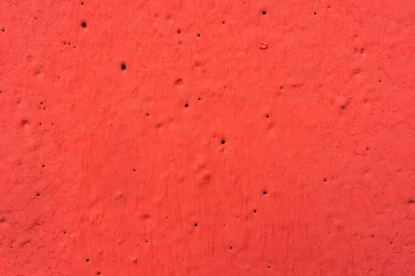 Red Painted Concrete Wall — 图库照片