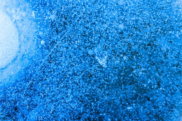 凍った氷の中の気泡 — ストック写真