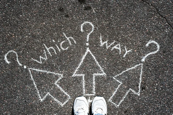 Which way — Stock Photo, Image