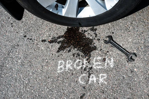 Broken car — Stock Photo, Image