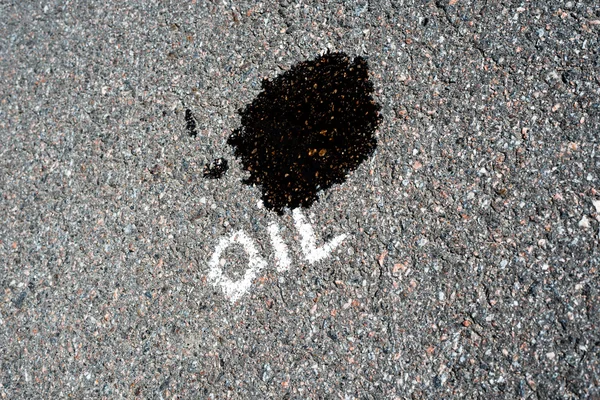 Oil leak — Stock Photo, Image