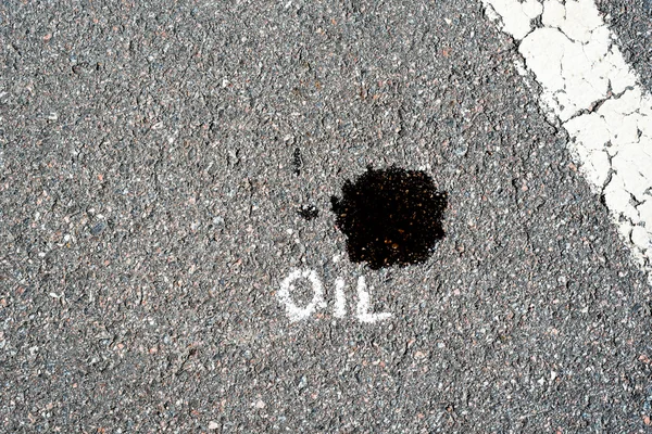Oil leak — Stock Photo, Image