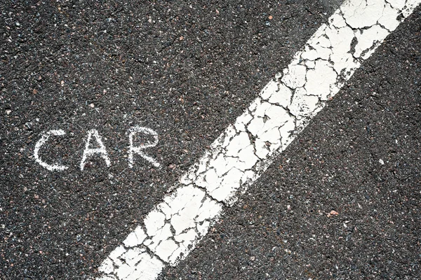 Parkeren van de auto — Stockfoto