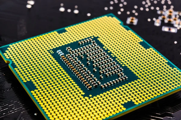 Computer processor close-up — Stock Photo, Image
