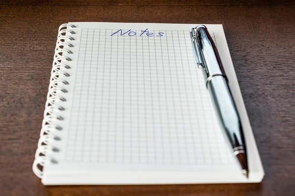 Notebook for the notes — Stock Photo, Image