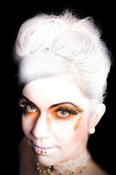 Closeup from a special Make-Up — Stock Photo, Image