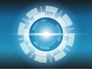 Teknolojik altyapı vektör