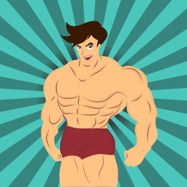 Vektör kas çalışmaları fitness üzerinde zor dostum