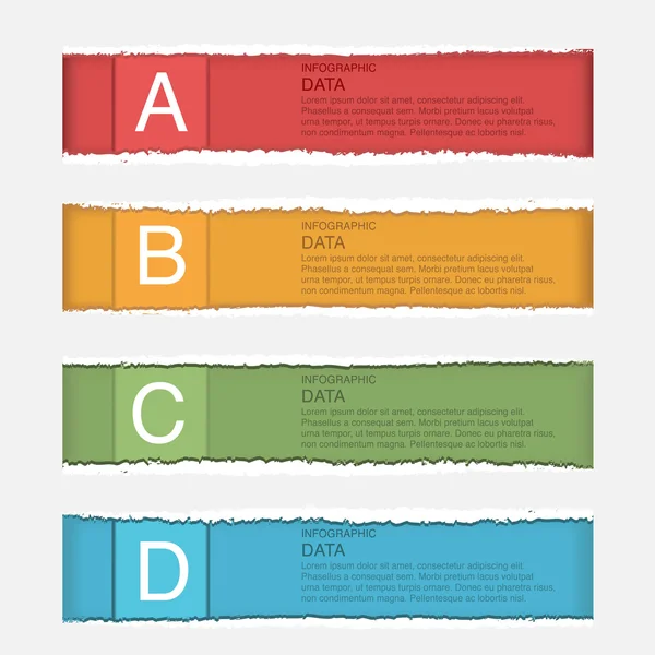 İş bilgi grafik şablonunun düzenini vektör