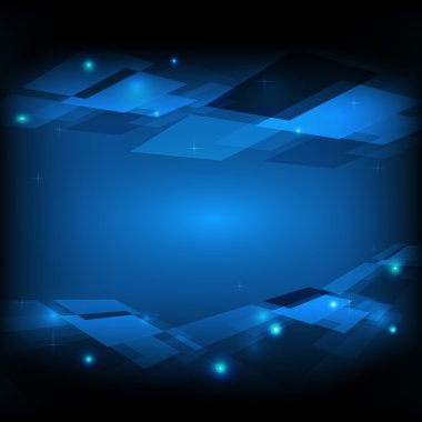 İş tanıtımı için teknolojik altyapı için vektör.