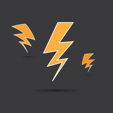 Vektör aydınlatma Thunder