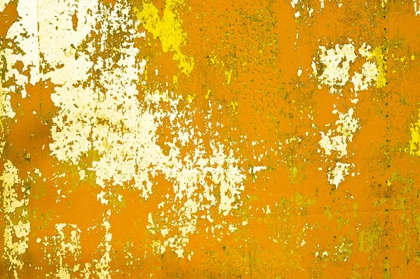 Утечка Краски Старого Желтого Металла Высокое Качество Фото — стоковое фото