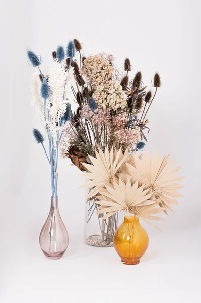 Ornamental Dry Grass Vase High Quality Photo — Stock Photo, Image