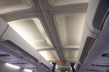 Minsk, Belarus - 5 Haziran 2021: Uçak tavanı 