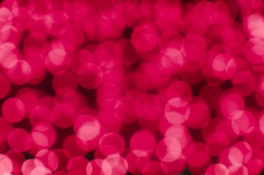 Parlayan soyut dairesel bokeh soğuk kırmızı zemin renkli şenlikli