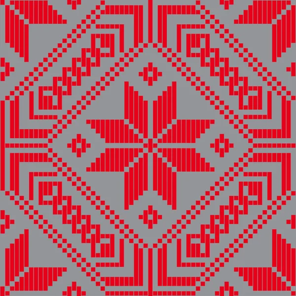 Λευκορωσίας εθνοτικές στολίδι, χωρίς ραφή πρότυπο. Vector εικονογράφηση — Διανυσματικό Αρχείο