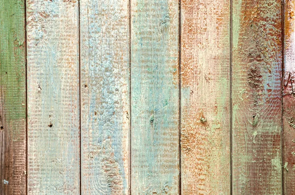 Different colored old natural wooden vintage background — Stock Photo, Image