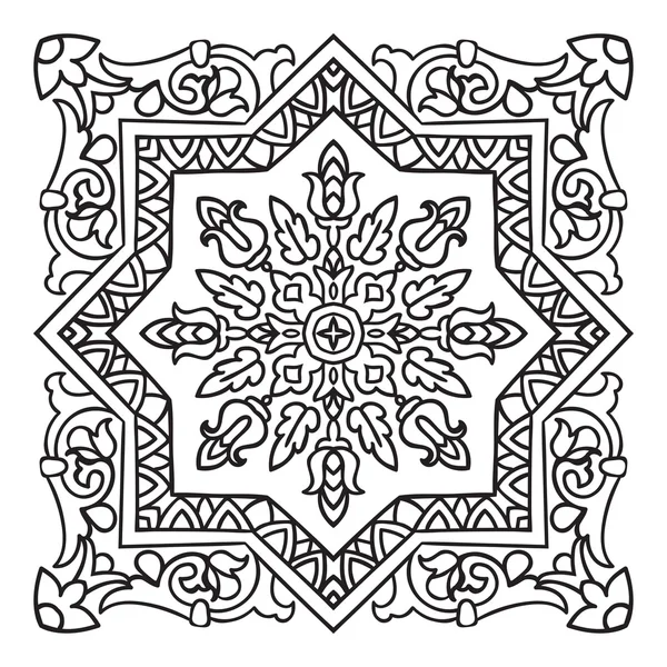 Hand drawing zentangle mandala element — Stock Vector © zzayko #74084585