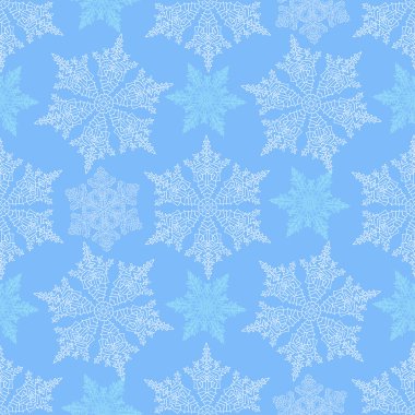 Çizilmiş karalamalar doğal renk kar tanesi sorunsuz. Zentangle mandala stili. 