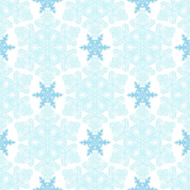 Çizilmiş karalamalar doğal renk kar tanesi sorunsuz. Zentangle mandala stili. 