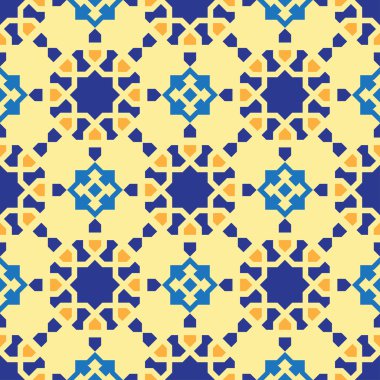 İslam tarzı soyut Dikişsiz desen.