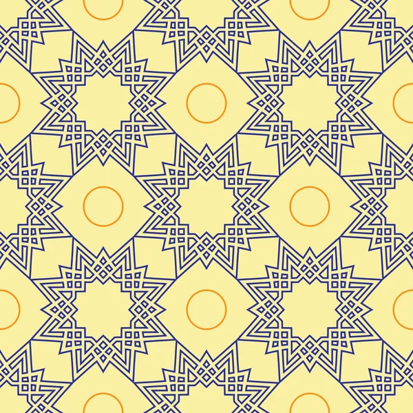 イスラム様式で抽象的なシームレス パターン. — ストックベクタ
