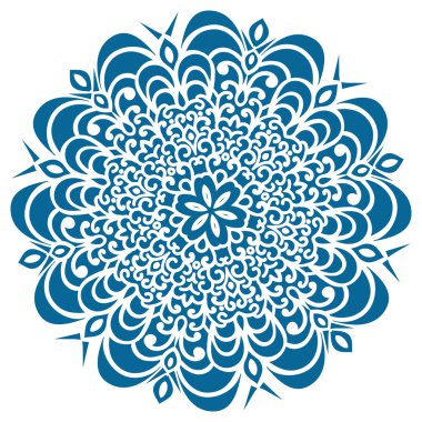 Oryantal tarzda dairesel desende