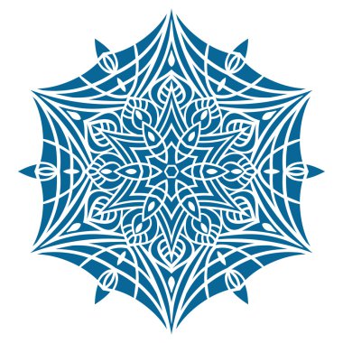 Oryantal tarzda dairesel desende