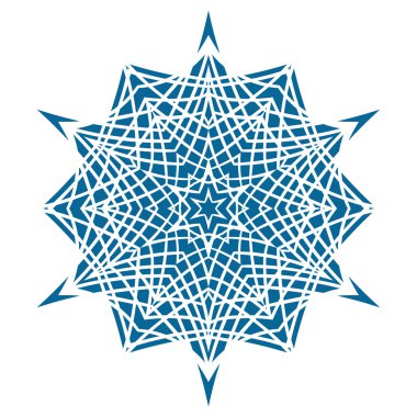 Oryantal tarzda dairesel desende