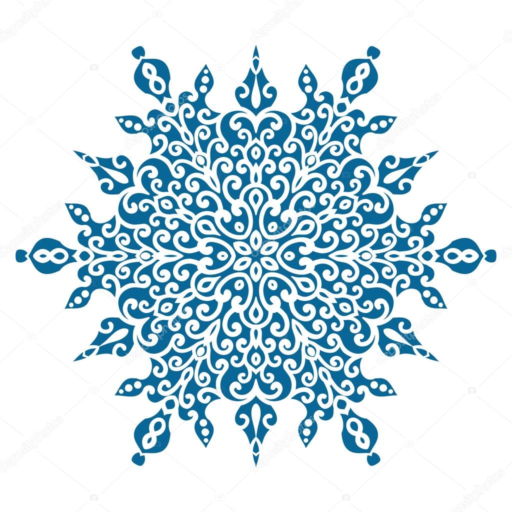 Circular pattern in oriental style