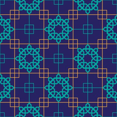 İslam tarzı soyut Dikişsiz desen.