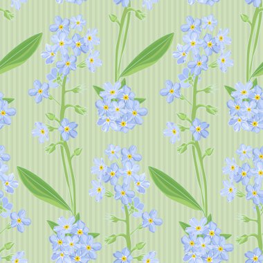 Soyut doku ile unutma. Çiçek buketi süsleme ile Seamless Modeli