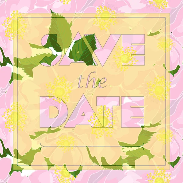 Metin ile çiçek tebrik kartı gerçekçi tarzda çizilmiş tarihi Kaydet