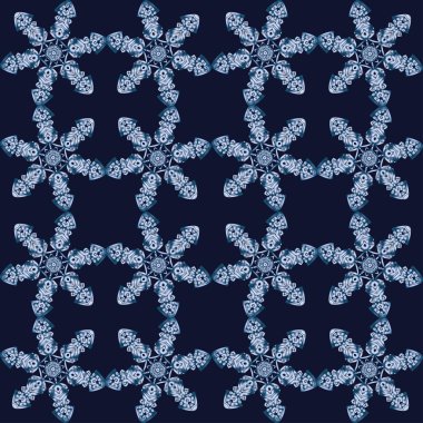 Noel sorunsuz arka plan çizilmiş gerçekçi kar tanesi, altın rengi siyah ile ulaşmak. 