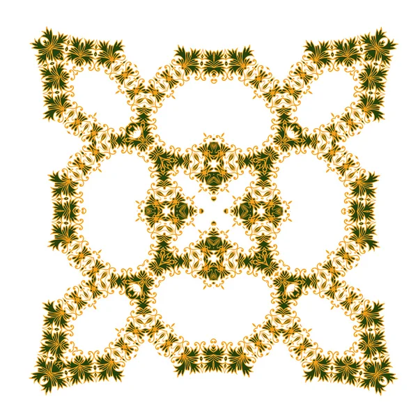 手绘zentangle花卉装饰色架 — 图库矢量图片