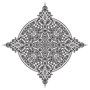 El çizim zentangle öğe.