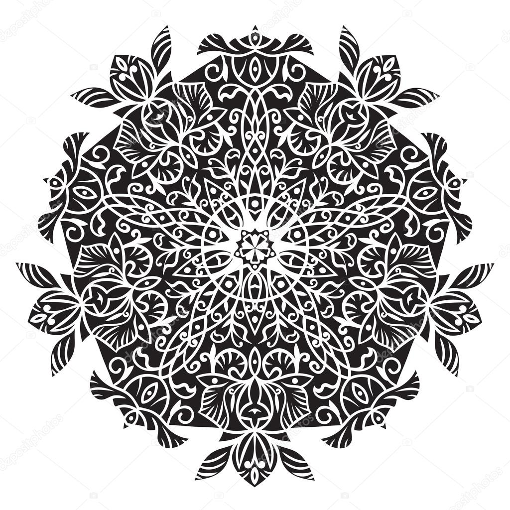 circular pattern islamic ethnic ornament for pottery tiles circular pattern islamic ethnic ornament for pottery tiles