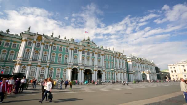 Hermitage Museum lub Pałac zimowy — Wideo stockowe