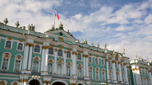 Hermitage Museum vagy a téli palota — Stock videók