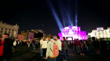 İnsanlar konser Show'da