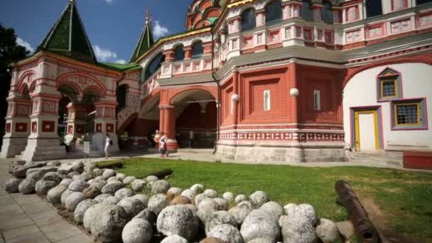 Utsikt över St Basil Cathedral — Stockvideo