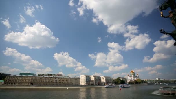 Monument över Peter den store — Stockvideo