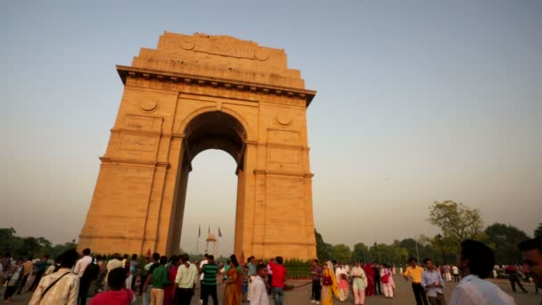 Vista de la Puerta de la India . — Vídeos de Stock