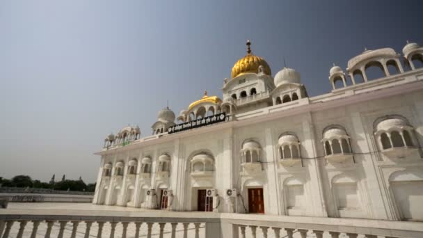 Gurdwara Bangla Sahib — Stock video