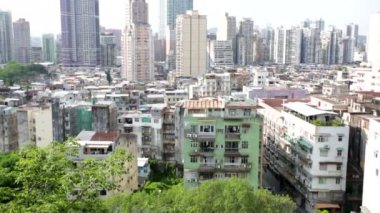 Macau cityscape görünümü