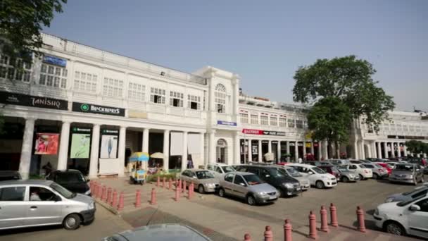 Pan visning af Connaught Place . – Stock-video