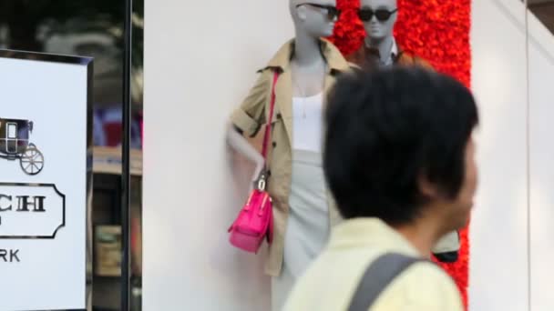 Coach store in Hong Kong — Stock Video