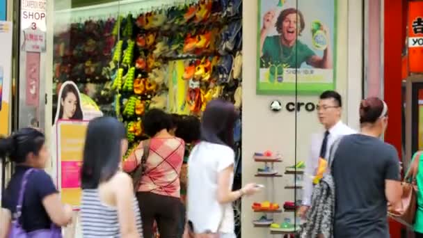 Crocs store Hong Kong — Stok video