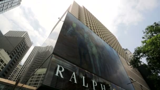 Ralph Lauren mağaza — Stok video